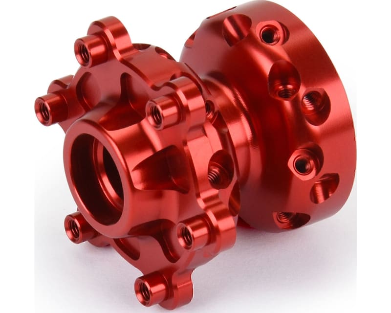 Pro-Spec Aluminum Front Hub Red: Promoto-SM