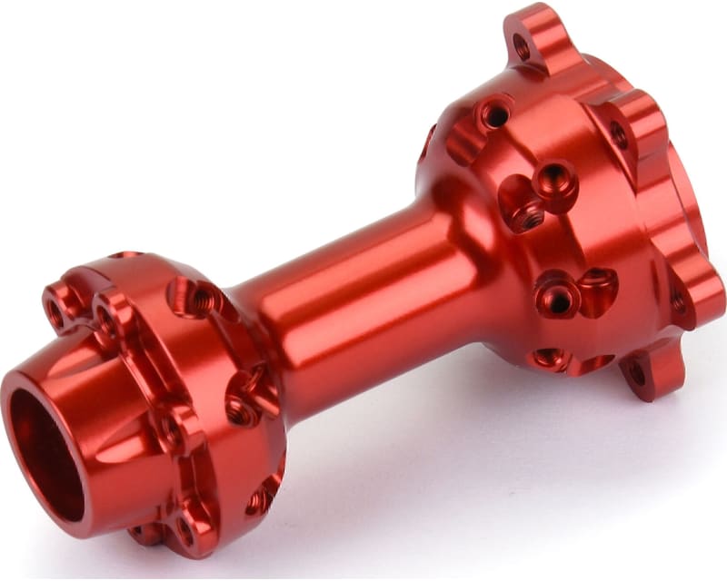 Pro-Spec Aluminum Rear Hub Red: Promoto-SM