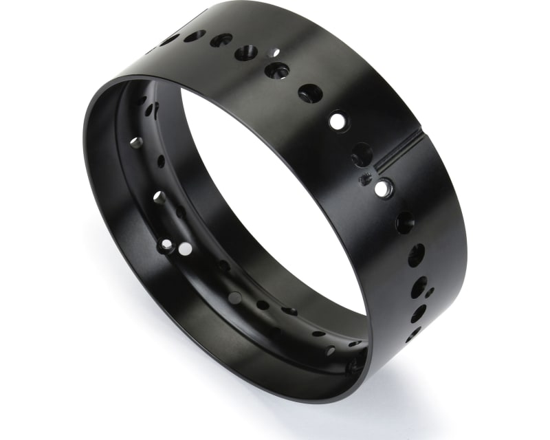 Pro-Spec Aluminum Rear Rim Black: Promoto-SM