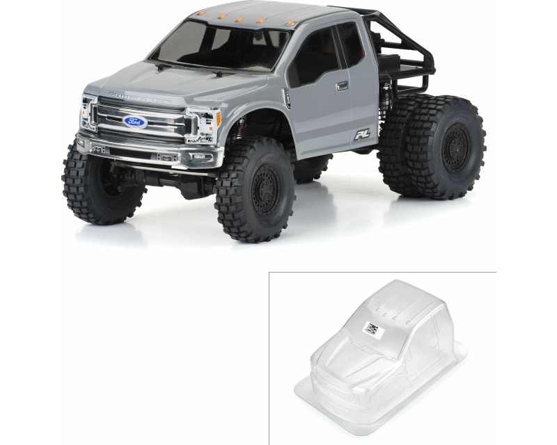 2017 Ford F-250 Super Duty Cab-Only Clear Body for 12.3in 313mm  photo