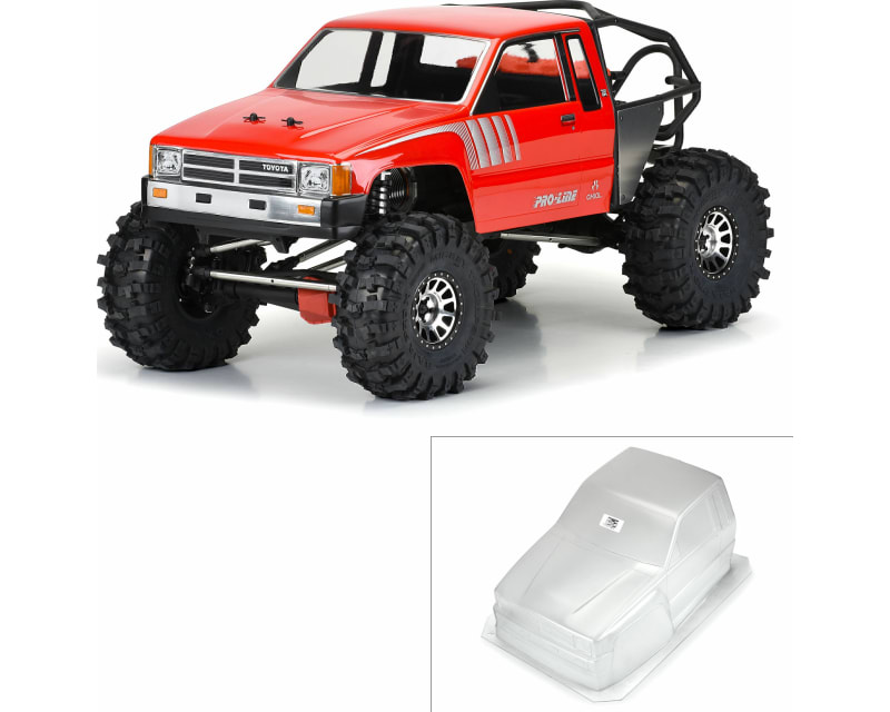 1985 Toyota Hilux SR5 Cab Only Clear Body for SCX6