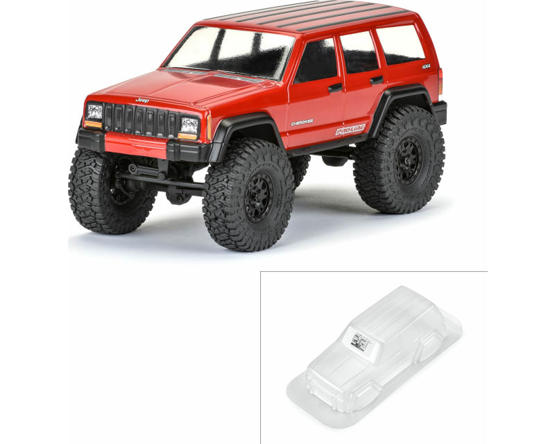 Tap to zoom 2001 J33P Cherokee Clear Body for SCX24