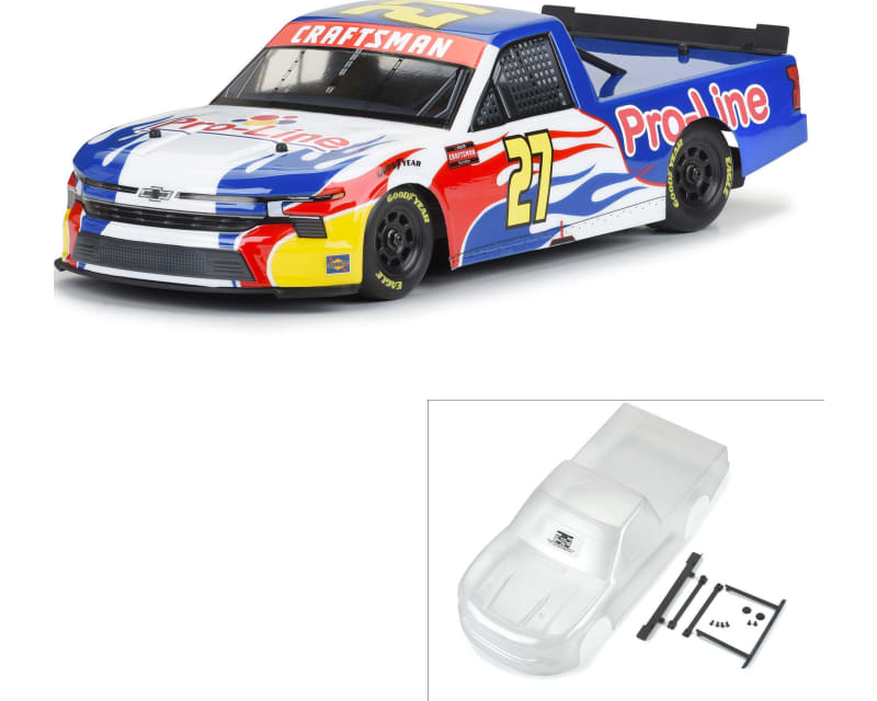 Pre-Cut 2024 Chevrolet Silverado NASCAR Truck Series Clear Body