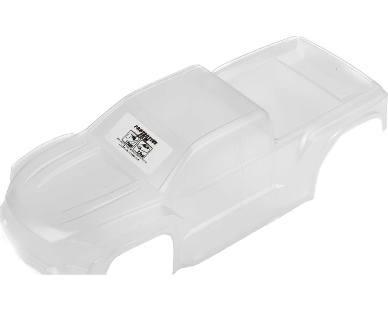 1/16 Pre-Cut Brute Body Clear: Traxxas Mini Maxx