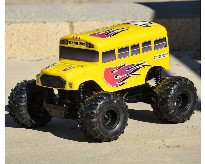 School Bus Pre-Cut/Pre-Painted Yellow Body for ARRMA Gorgon/Quak