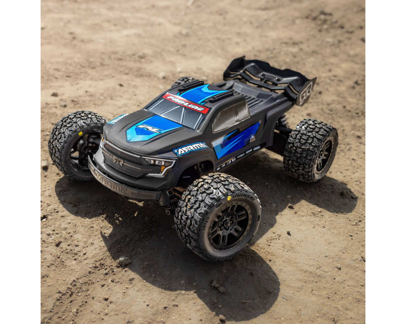 Tap to zoom Pre-Cut/Pre-Painted Brute Truck Matte Black Body: ARRMA MINI KRA