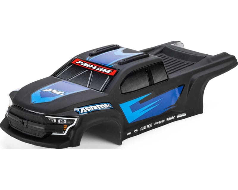 Pre-Cut/Pre-Painted Brute Truck Matte Black Body: ARRMA MINI KRA