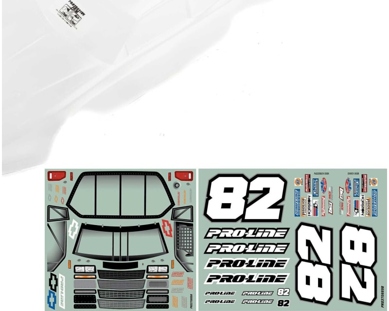 Tap to zoom Pre-Cut 1986 Chevy Monte Carlo Clear Body: Losi NASCAR