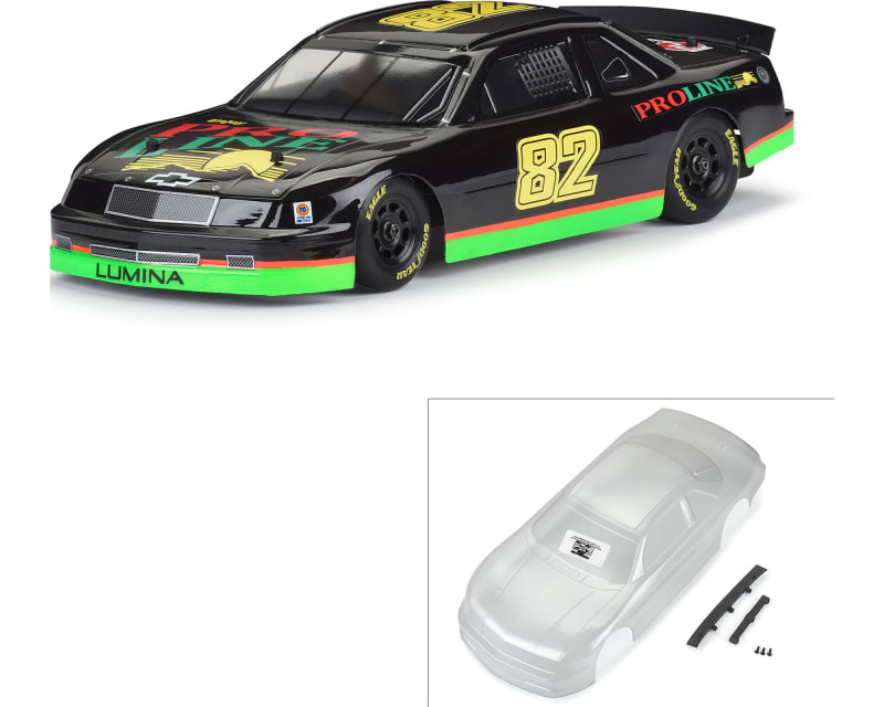 Pre-Cut 1990 Chevy Lumina Clear for Losi NASCAR Race Car