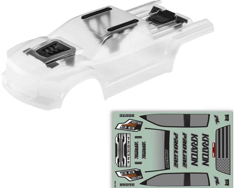 1/8 Pre-Cut Brute Body Clear: ARRMA KRATON 6S