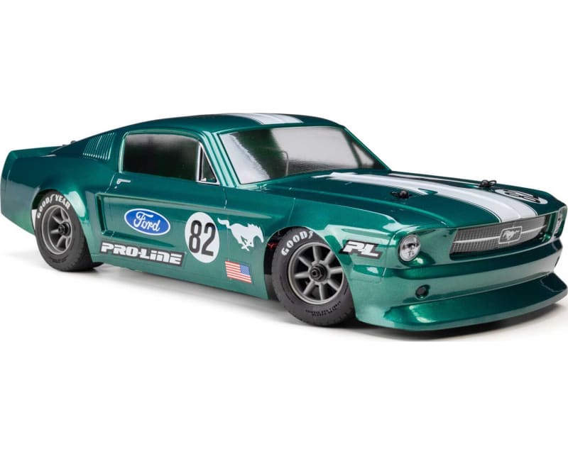 Tap to zoom Pre-Cut 1968 Ford Mustang Clear VTA Body for Losi NASCAR