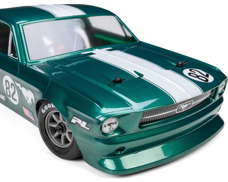 Tap to zoom Pre-Cut 1968 Ford Mustang Clear VTA Body for Losi NASCAR