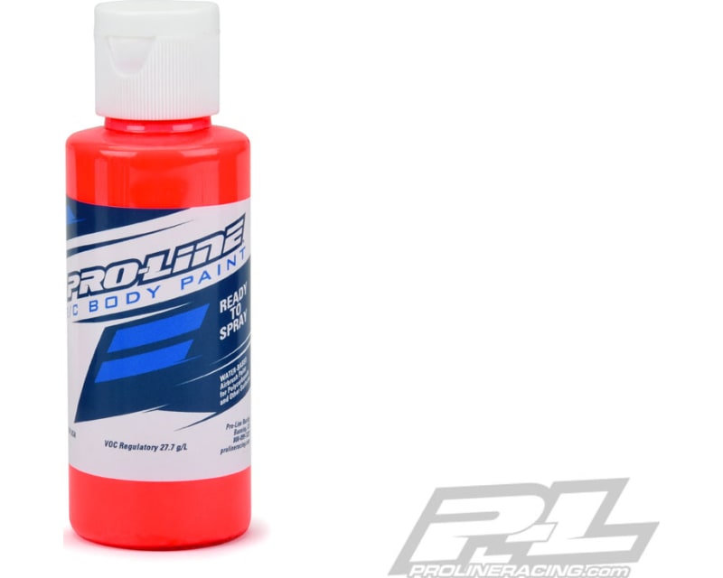 Fluorescent Red RC Body Airbrush Paint 2oz