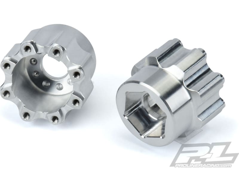 8x32 to 20mm Aluminum Hex for 8x32 3.8 wheels