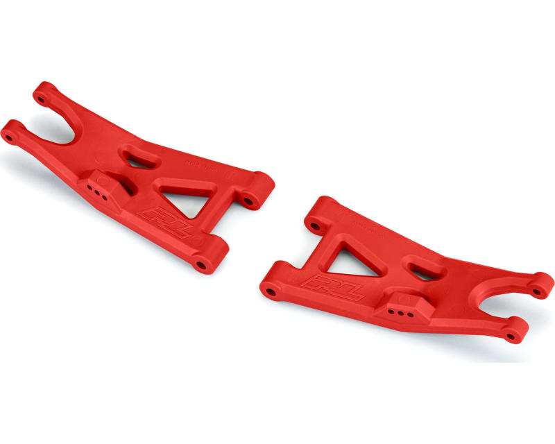 Bash Armor Front Suspension Arms Red for ARRMA 3S Vehicles