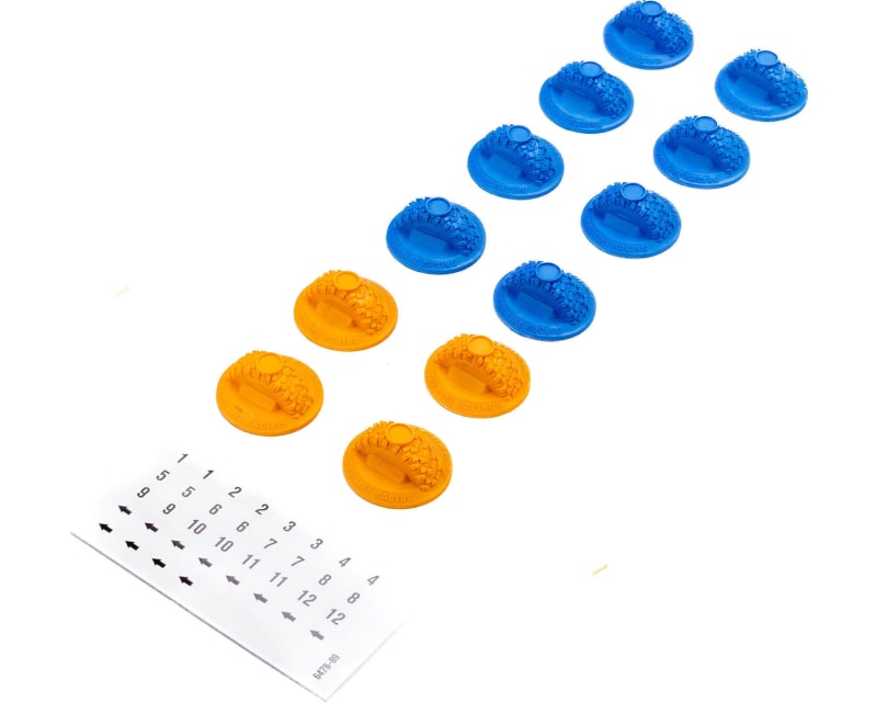 Tap to zoom Pro-Line Gate Marker Set Blue 8 and Orange 4 for Micro Crawlers