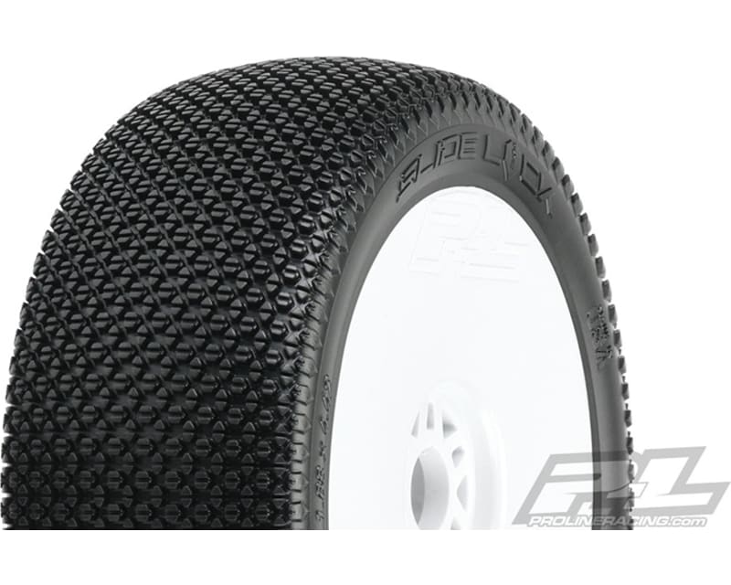 Slide Lock S3 1:8 Buggy Mounted V2 White Wheels Front/Rear photo