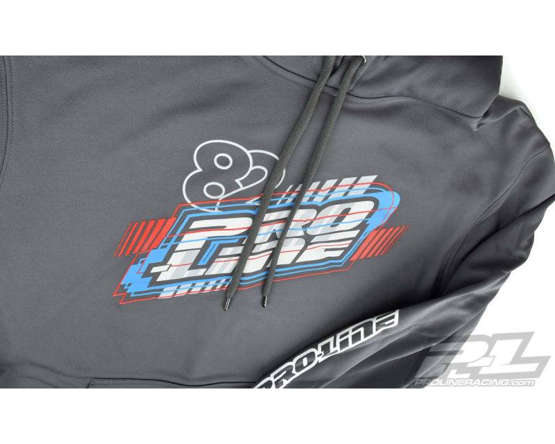 Tap to zoom Pro-Line Energy Dark Smoke Gray Hoodie Sweatshirt -Medium