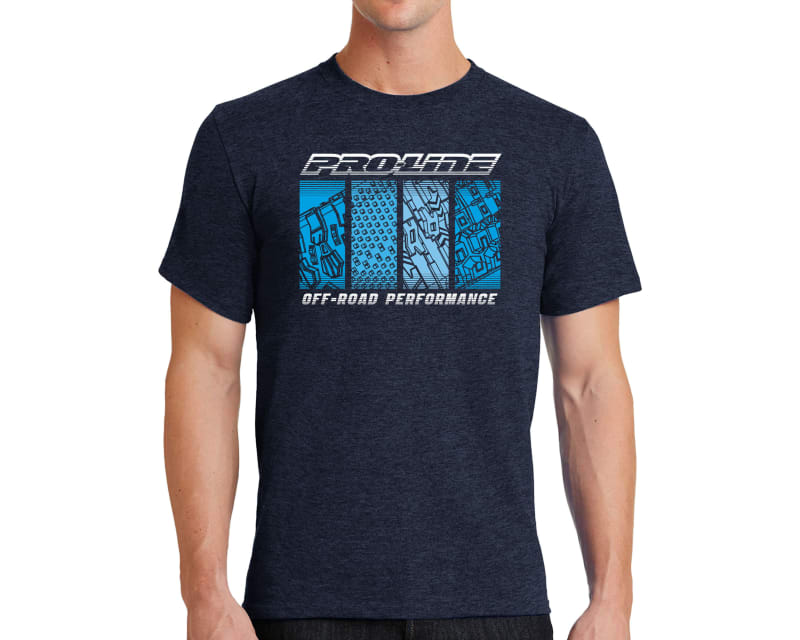 Pro-Line Quarter Tread Navy T-Shirt - Large