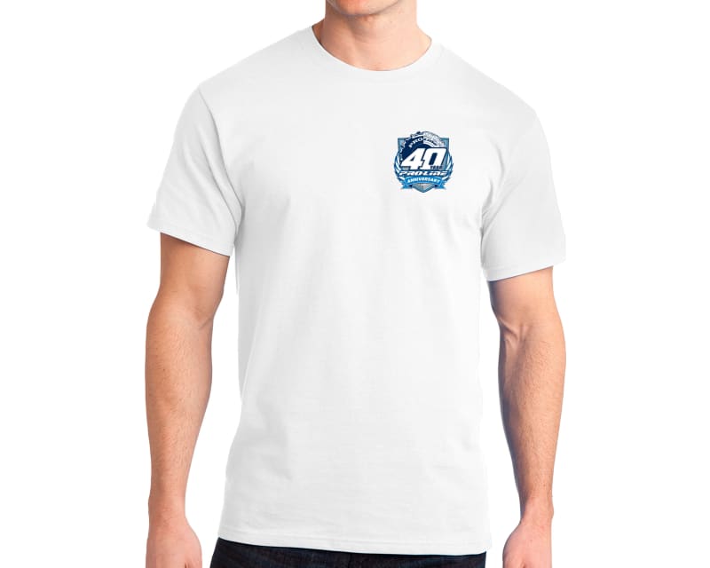Tap to zoom Pro-Line 40th Anniversary White T-Shirt - Large