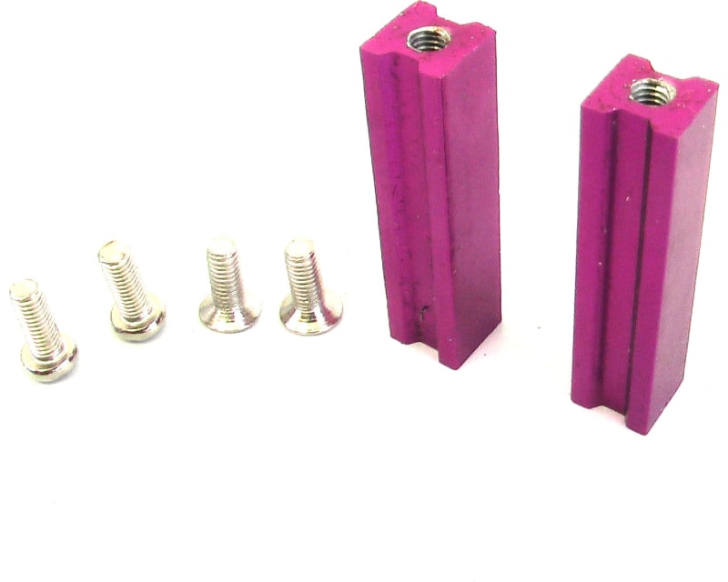 Tap to zoom HPI Electric Pro 2 Purple Aluminum Chassis Post 30mm (2)