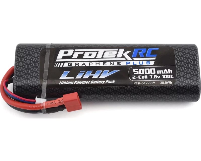 2s 100c Si-Graphene Hv LiPo Stick Pack Tcs Battery (7.6v / 5000m photo