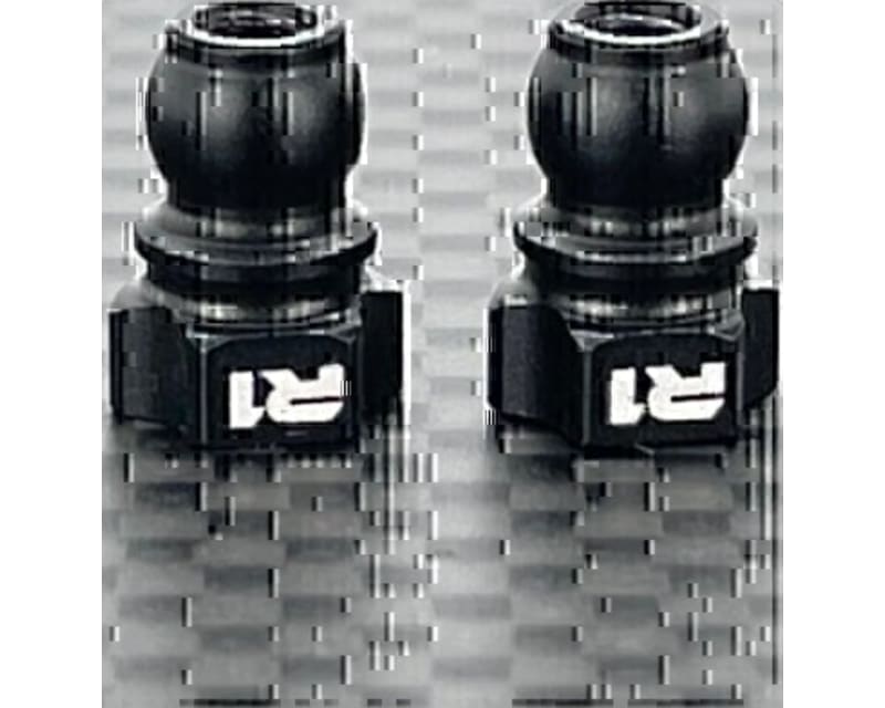 R1WURKS Shock Stand-offs Black Aluminum 8mm