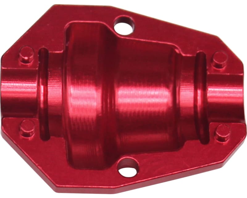 Red Aluminum Diff Cover Ascent 18