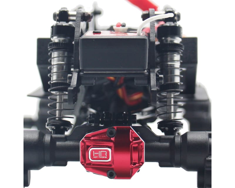 Red Aluminum Diff Cover Ascent 18