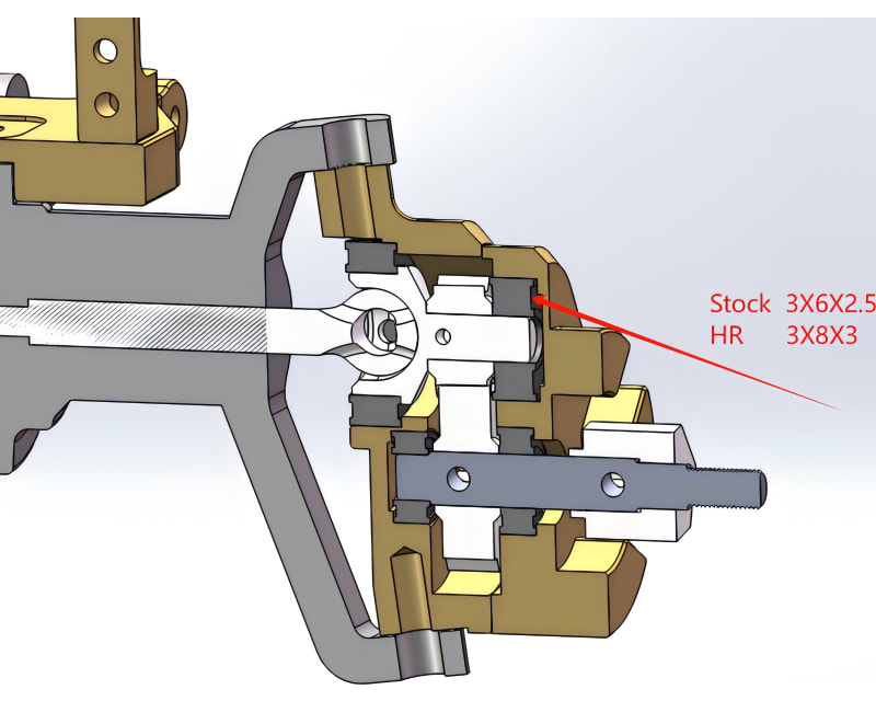 HD 14g Brass Outer Portal Housing Ascent 18