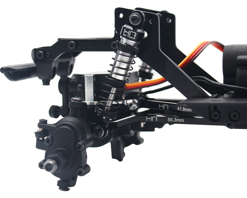 Threaded Aluminum Shocks Full Set Ascent 18