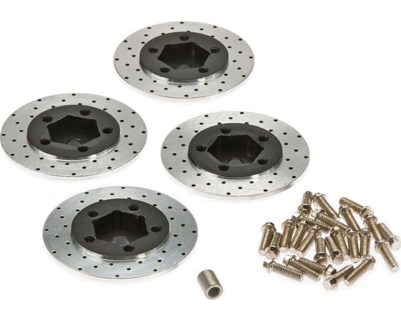 Rotor 1.9 inch /2.2 inch 6 Lug Steel Wheels Hex Hub w/Brake Roto