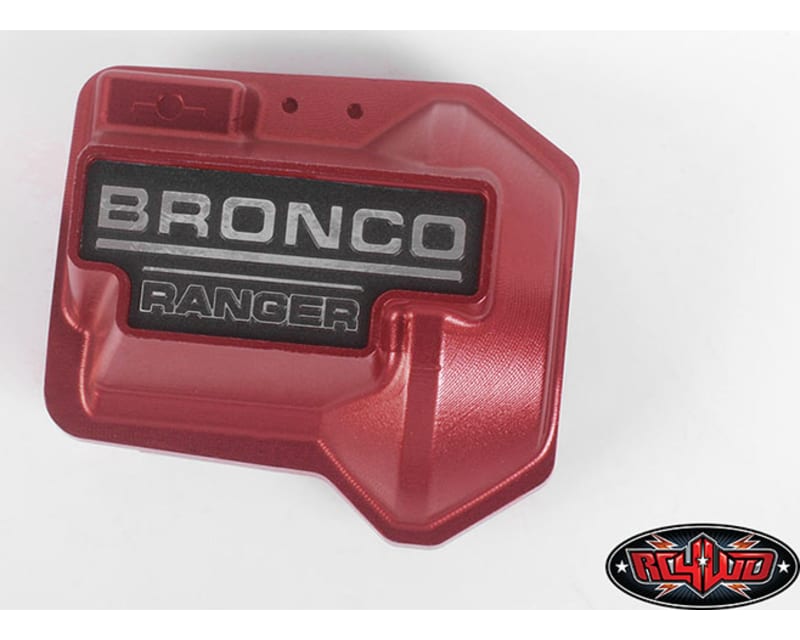 Aluminum Diff Cover for Trx-4 79 Bron Ranger Xlt (Red)