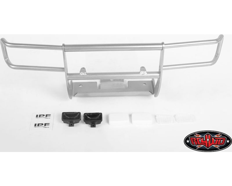 Tap to zoom Ranch Front Grille Guard W/Lights for Tamiya 1:10 Isuzu Mu Type