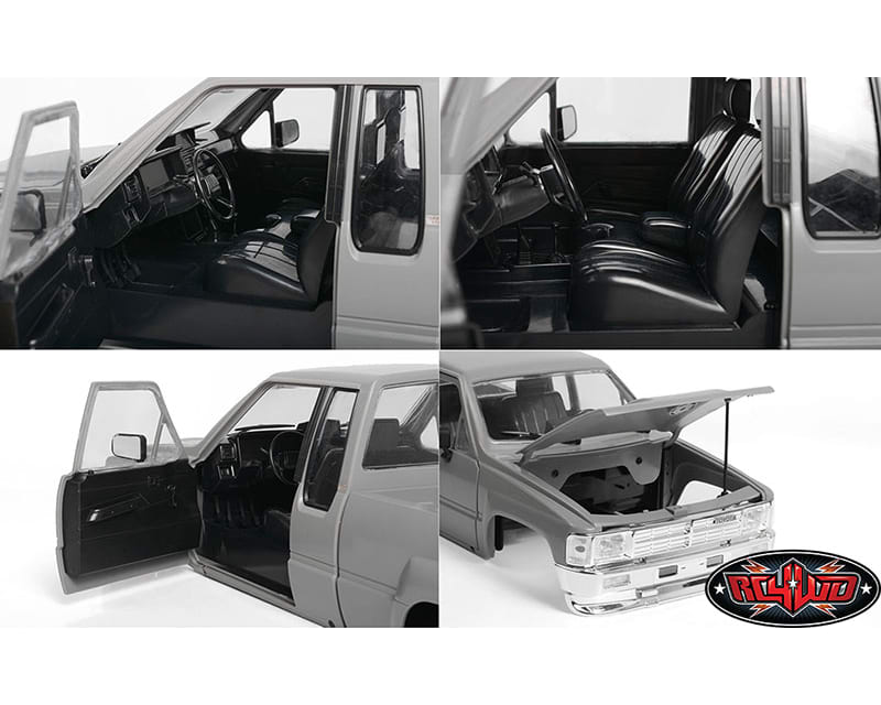 Tap to zoom Rc4WD 1987 T0y0ta Xtracab Hard Body Complete Set