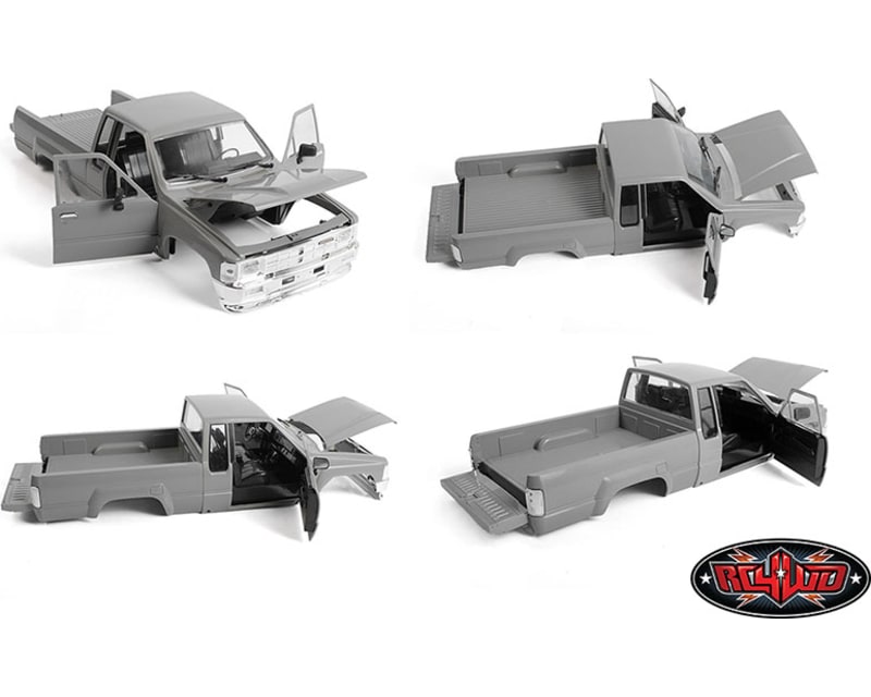 Tap to zoom Rc4WD 1987 T0y0ta Xtracab Hard Body Complete Set