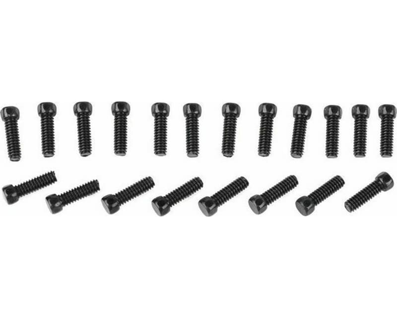 Scale Hex Head Bolts M2x6mm Silver