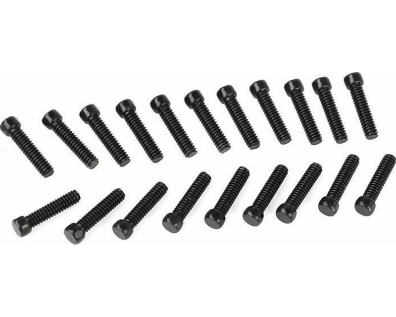 Scale Hex Head Bolts M2x6mm Black photo