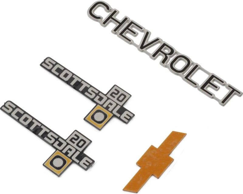 Chevrolet K10 Scottsdale Metal Emblem Set (K20)