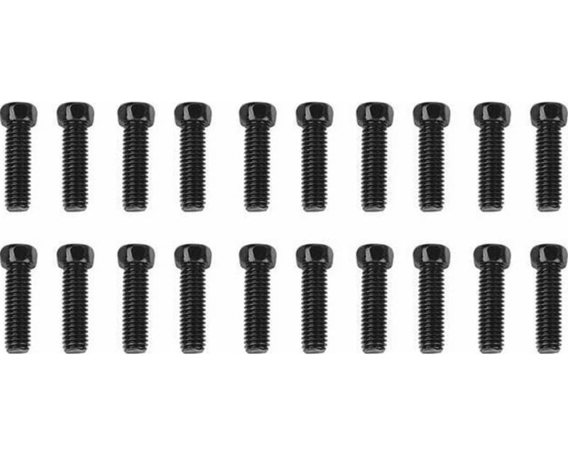 Scale Hex Head Bolts M3x10mm Black photo
