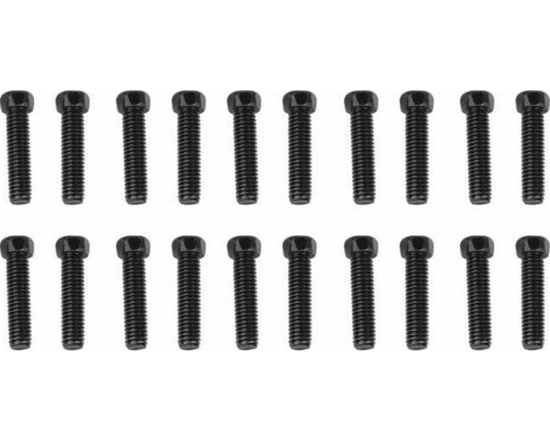 Scale Hex Head Bolts M3x12mm Black photo