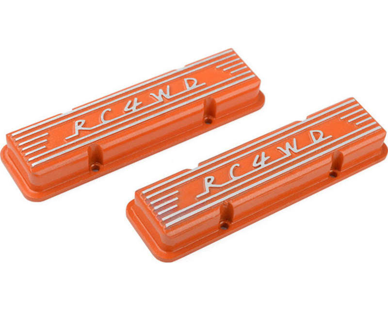 Aluminum Valve Covers for Scale V8 Engine Orange photo
