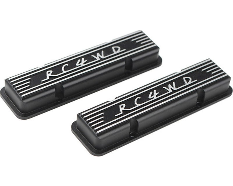 Aluminum Valve Covers for Scale V8 Engine Black photo
