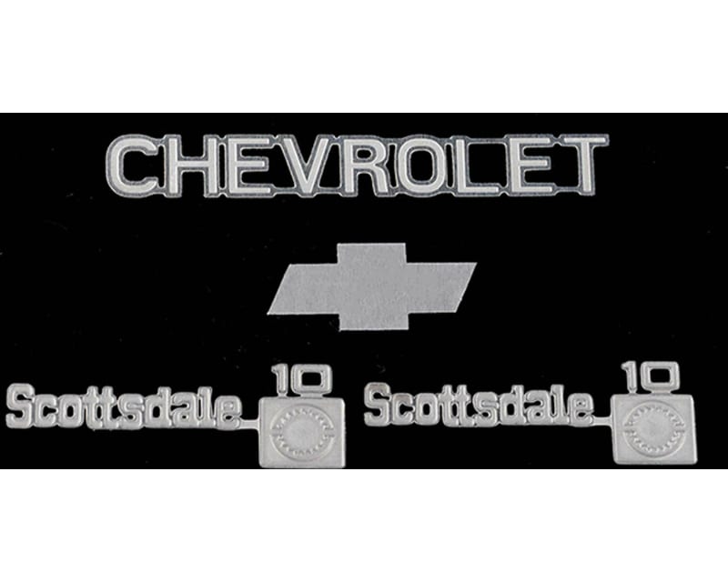 Chevy K10 Metal Emblem Set photo