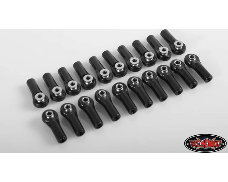 M3 Medium Straight Plastic Rod Ends W/ Axial Width Balls (20x)