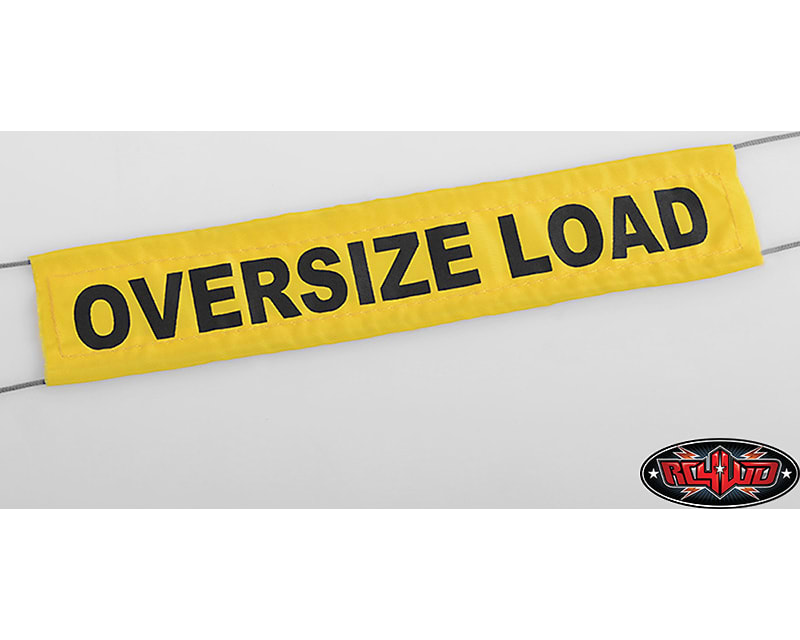 Rc4WD Scale/Mini Oversize Load Flag W/Ropes