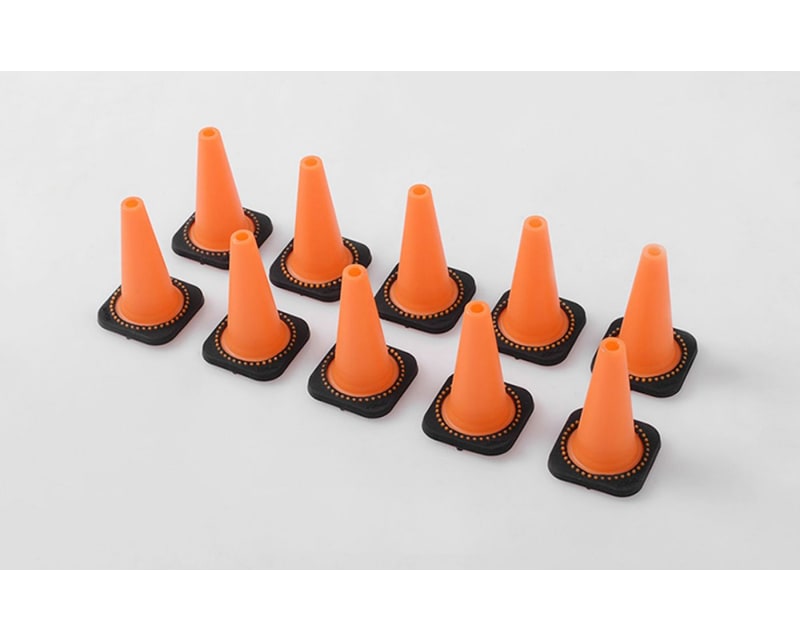1:10 Remote Control Hobby Size Traffic Cones Pack of 10
