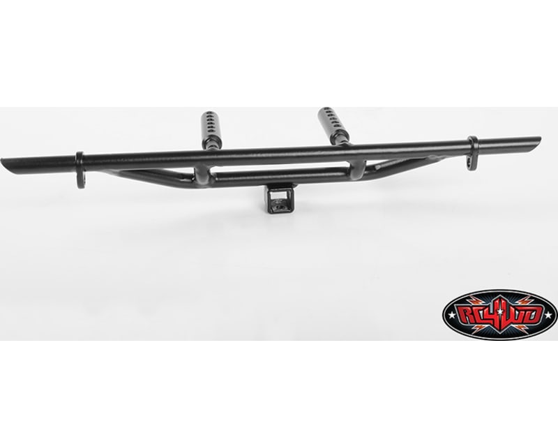 Tough Armor Rear Steel Tube Bumper W/Hitch Mount for Trail Finde