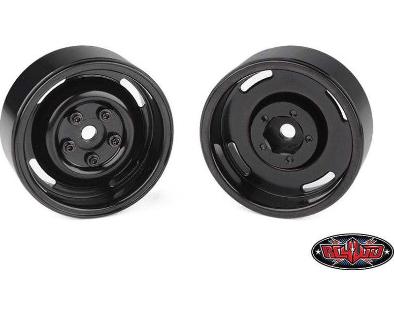 Tap to zoom Landies Vintage 1.9 Stamped Steel Beadlock Wheels