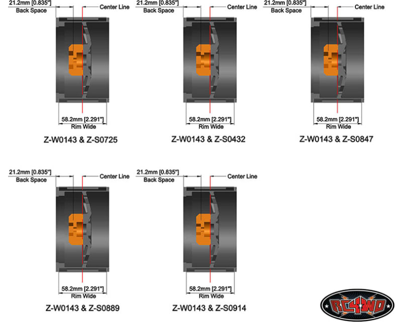 HunTSMan Spider 40 Series 3.8 Univ Beadlock Wheels (2)